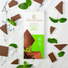 Barre de chocolat à la menthe française 100 g