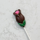 Sucre bec rose en chocolat noir