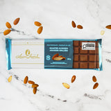 Barre chocolat au lait et amandes grillées 250 g